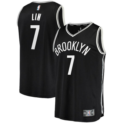 Jeremy Lin Brooklyn Nets Branded Fast Break Jersey - Icon Edition