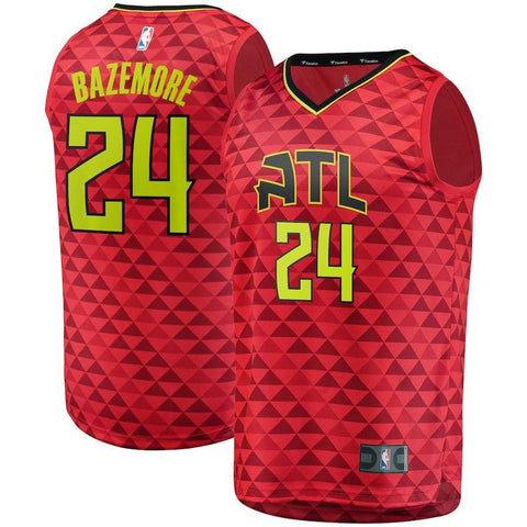 Kent Bazemore Atlanta Hawks Branded Fast Break Jersey Red - Statement Edition