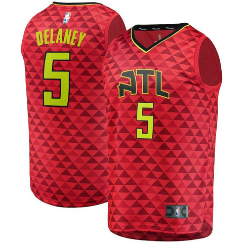 Malcolm Delaney Atlanta Hawks Branded Fast Break Jersey Red - Statement Edition