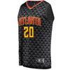 John Collins Atlanta Hawks Branded Fast Break Jersey Black - Icon Edition