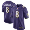 Lamar Jackson Baltimore Ravens 2018 NFL Draft Pick Game Jersey