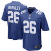 Saquon Barkley New York Giants 2018 NFL Draft First Round Pick Game Jersey