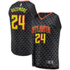 Kent Bazemore Atlanta Hawks Branded Fast Break Jersey Black - Icon Edition