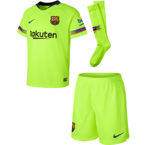 Barcelona Away Kids Football Kit 2018/19