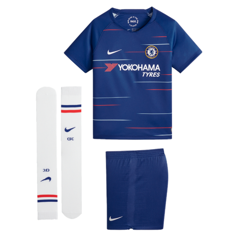 Chelsea Home Kids Football Kit 2018/19